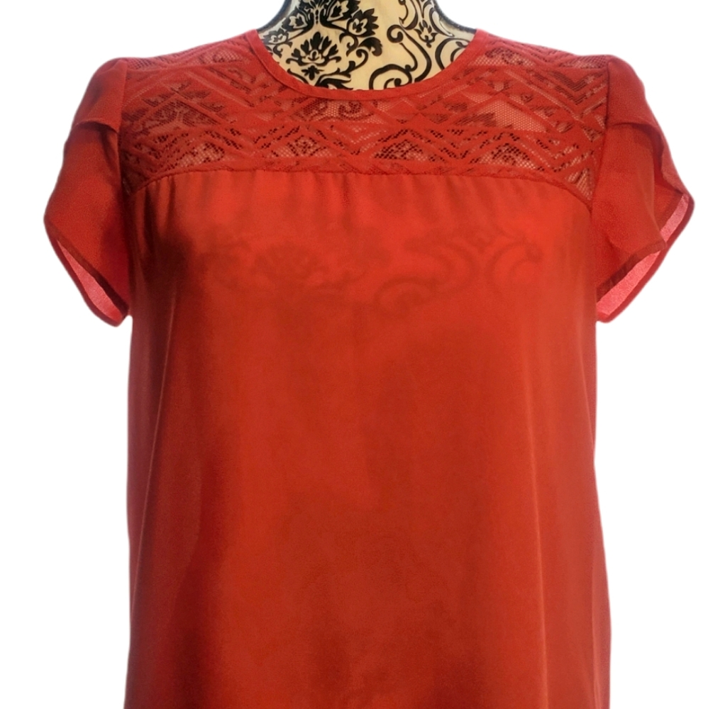 $5 🐦 (MUST BUNDLE 2+) Meraki Orange short sleeve top
